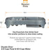 Neater Pet Brands - Neater Slow Feeder - Fun, Healthy, Stress Free Dog Bowl Helps Stop Bloat Prevents Obesity Improves Digestion (Double Diner, Si...