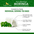 Organic Veda Moringa Tea Bags - 100% Pure Organically Grown Original Green Leaves Moringa Powder Rich in Vitamins, Amino Acids, Antioxidants - Veg...