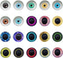 20PCS 30MM Owl Bird Human Pupil Eyes Glass Cabochon for Clay Dolls Sculptures Animal Toys Craft DIY Finding 1.18inches...
