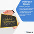 HOME-X Happy Birthday Black and Gold Paper Napkins, Square Party Napkins, 48 Count - 6.5" x 6.5"...