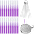 30pcs Shower Head Cleaner Tools, Shower Head Cleaning Brushes Multi-Sized Shower Head Cleaner Picks for Small Hole Anti-Clogging Cleaning Brush fo...