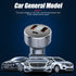 72W Fast Car Charger Adapter, Dual USB Fast Charging Type C Car Charger with LED Display Adapter, QC 3.0 PD Cigarette Lighter Adapter for Laptop S...