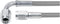 Allstar Performance ALL46304-16 16" 3 Braided Line -3 Straight/-3 90 Degree Tube Style, 1 Pack...