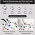 B7000 Clear Glue with 4000PCS Silver Clear Rhinestones for Crafts Clothing Fabric Shoes, Glue Fix Flatback Gems for Nails Face Jewelry, Mixed 5 Si...