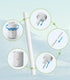 10 Pieces Humidifier Cotton Sticks Filter Replacement, Refill Sticks Filter Replacement Wicks for Cool Mist Humidifier Portable Personal Small Hum...