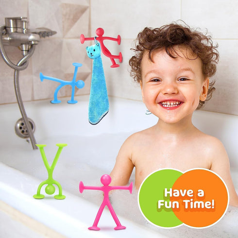 Suction Toys Sensory Fidget Toys for Kids: 21 Pack Creative Suction Sensory Toys Bath Toys for Toddlers Boys Girls - Fidget Travel Toys for Classr...