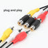 RCA Female to Female Coupler, 3 Pack Audio Video RCA Adapter Connector Gold Plated RCA Jack to Jack Converter RCA Cables Extender for Speaker, Amp...