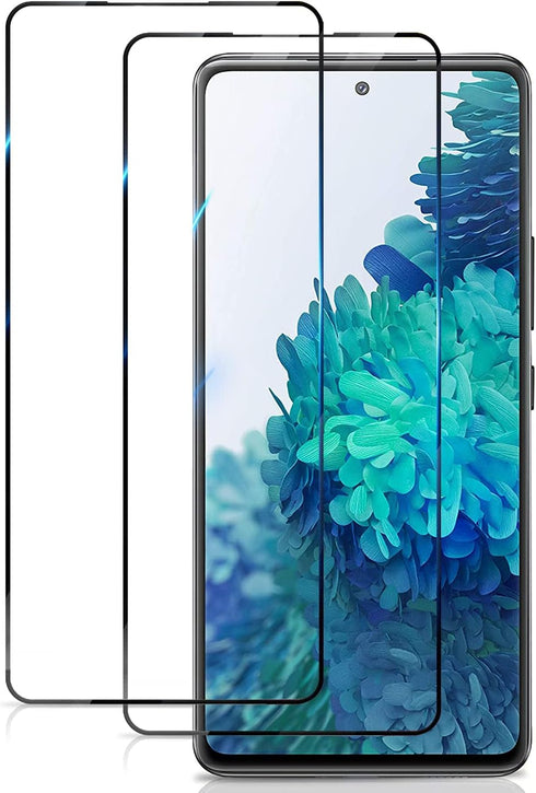 UEEBAI 2 Packs Screen Protector for Samsung Galaxy S20 FE 5G, Tempered Glass HD Clear Sensor Protection Case Friendly Easy Installation Bubble Fre...
