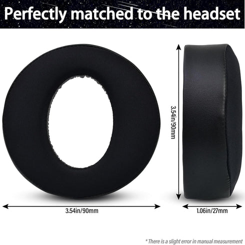 Earpads Replacement for Sony Playstation Pulse 3D Wireless Headset PS5, Ear Pads Cushions with Noise Isolation Foam (Black (Memory Foam + Cooling ...