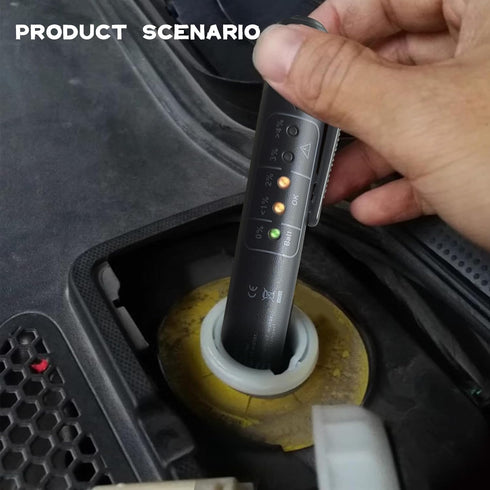 1PC Brake Fluid Test Pen, Automotive Brake Fluid Test Pen, Automotive Diagnostic Test Tool with 5 LEDs, Automotive Brake Diagnostic Test Tool for ...
