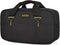 14 Inch Small Tool Bag,Wide Mouth Tool Tote Bag,Waterproof Tool Organizer Bag,Electricians Repairman Tools Tote Bag Double Fabric Storage Bag (Bla...