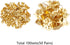 UNICRAFTALE 100pcs Golden Stainless Steel Flat Round Blank Earring Pins Stud Earring Posts 10mm Flat Pad with Loop Earring DIY Components for Earr...