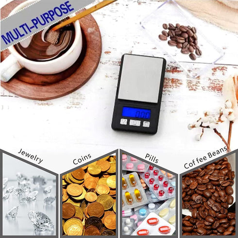 Fuzion Ultra Mini Gram Scale, 100/0.01g Mini Scale, Digital Pocket Scale, Small Jewelry Scale with Tray, Food Scale with 6 Units Conversion, Tare,...
