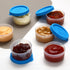 Condiment Cups Containers with Lids- 8 pk. 1.3 oz.Salad Dressing Container to go Small Food Storage Containers with Lids- Sauce Cups Leak proof Re...