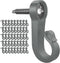 Pack of 46 Q Hanger Screws in Hooks for Outdoor String Lights and Garage Party Decor...