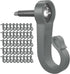 Pack of 46 Q Hanger Screws in Hooks for Outdoor String Lights and Garage Party Decor...
