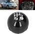 aqxreight Gear Shift Knob,with Decorative Cover Replacement Kit Fit for Fiat 500 500C 2007-2018 LHD R...
