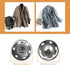 Micro Traders 20 Kits Silver Sew On Snap Fasteners Sewing Press Studs Buttons Clothing Accessories for Woolen Coats Windbreakers Jackets - 30mm...