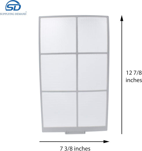 Supplying Demand WJ85X10173 1811882 Room Air Conditioner Filter Screen Replacement 12-7/8 x 7-3/8 Inches...