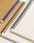 Spiral Notebooks A5 Lined 5Pcs College Ruled Journals Bulk Thick Paper for Work, Study, Notes Taking, Gifts 120 Pages/60 Sheets Kraft Brown...