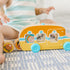 Melissa & Doug GO Tots Wooden Roll & Ride Bus with 3 Disks - FSC Certified...