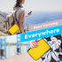 Bright Yellow Hard Shell Electronic Organizer Carrying Case - Shockproof Large Storage Case for Hard Drive, Phone, Power Bank, Charger, Earbuds - ...