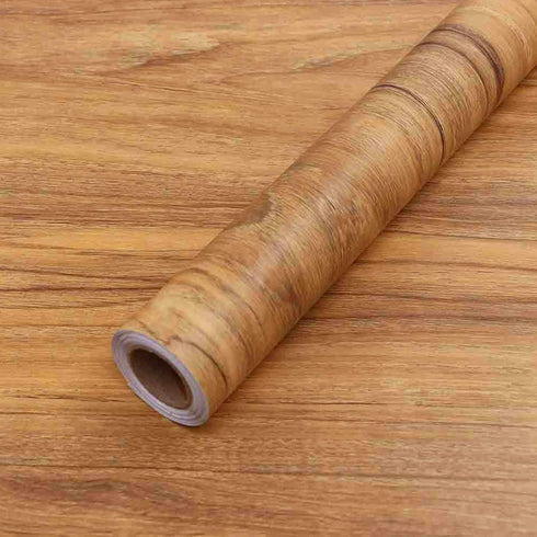 COSNIGHT Wood Grain Contact Paper Peel and Stick Wallpaper Self Adhesive Wall Paper for Countertop Drawer Shelf Liner Cabinet Easy to Clean 15.7In...