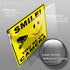 iSYFIX Smile You're on Camera Stickers for Business – 4 Pack 7x6 Inch – Self-Adhesive Vinyl Decal, Laminated for Ultimate UV Protection, Fade Resi...