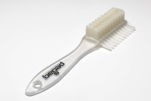 Pedag Nubuck Leather Cleaner Brush, German Made, 2-Way Cleaning & Restoring for Nubuck Leather Products with Nylon and Crepe, 1 Brush...