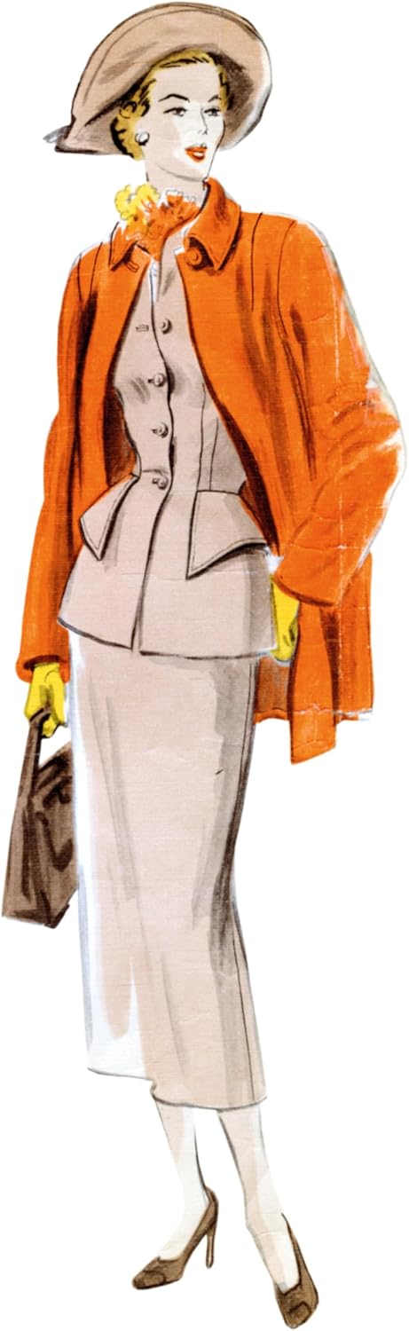 Vogue Misses' Vintage Suit and Coat Sewing Pattern Kit, Design Code V1932, Sizes 8-10-12-14-16...