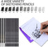 Sketching Pencil Set?32pcs Sketch Drawing Pencil Set ?Complete Artist Kit Includes Graphite Pencils,Charcoal Pencils, Paper Erasable Pen, Sketch P...