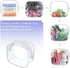 6 Pieces Clear Toiletry Makeup Bag Mini Small PVC Travel Bag, Waterproof PVC Plastic Travel Cosmetic Bag with Zipper Portable Cosmetic Makeup Bag ...