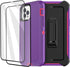 Defense iPhone 12 Case iPhone 12 Pro Case with Two Screen Protector Layer Rugged Heavy Duty Cases for iPhone 12/ iPhone Pro,6.1 inch 2020 (Light P...