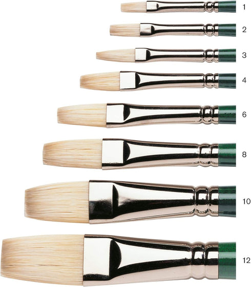 Winsor & Newton Winton Hog Bristle Brush-Flat #6...
