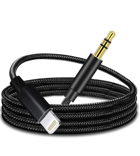 Aux Cord for iPhone, Lightning to 3.5 mm AUX Cable for Car Stereo, Speaker, Headphone, Auxiliary Audio Jack Cable Compatible with iPhone 14 13 12 ...