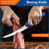DRAGON RIOT 6 Inch Boning Knife, Flexible Curved Blade Processing Knife Brisket Meat Trimming Butcher Knife - Stainless Fish Fillet Turkey Carving...