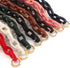 Xiazw Short Resin Bag Purse Handle Strap Replacement?Bag Decoration Chain?Bag Accessories Charms (Dark Green)...
