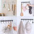 2 Pack Adhesive Wall Hooks Rack Kitchen Rail, Space Saving Heavy Duty Wall Hooks Hanger with 6 Hooks for Kitchen Bathroom Bedroom Closet, Kitchen ...