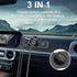 12V USB Outlet Boat Accessories Marine Switch Panel Plug, PD3.0 and Dual QC3.0 USB Ports Aluminum Car Charger with Voltmeter, Lighted 150W Cigaret...