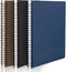 EUSOAR College Ruled Spiral Notebook, A5 3packs 5.5"X8.3" 120 Pages Lined Travel Writing Journal, Memo Notepad Sketchbook, Students Office Busines...