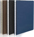 EUSOAR College Ruled Spiral Notebook, A5 3packs 5.5"X8.3" 120 Pages Lined Travel Writing Journal, Memo Notepad Sketchbook, Students Office Busines...
