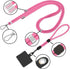 Cell Phone Lanyard, Universal 2× Phone Crossbody Lanyard for Women, 2× Wrist Phone Strap and 5× Connectors Compatible with Most Phones (Black Pink...
