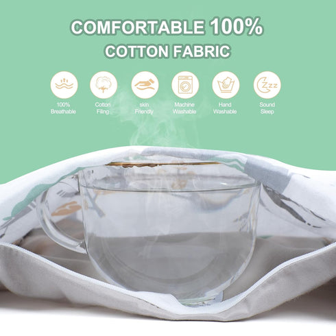 Cotton Baby Lounger Replacement Cover, Co-Sleeping Newborn Baby Nest Cover ONLY Breathable Machine Washable (F)...