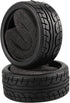 8pcs 1/10 on Road Soft Tires Tyres Fit for RC 1:10 Touring On Road Car Wheels Rim Black...