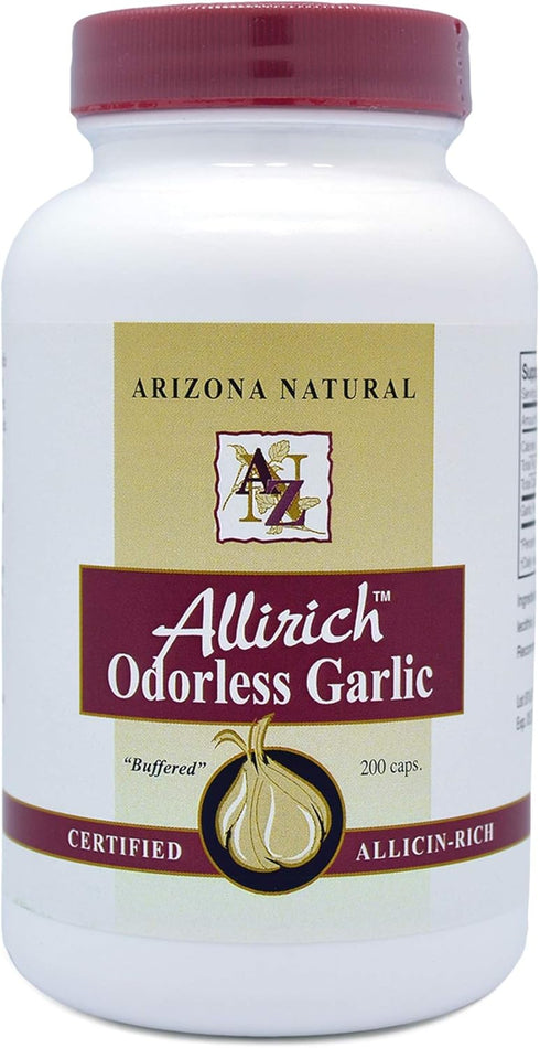 Allirich (Allicin-Rich) Odorless Garlic Soft-gels...