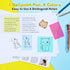 Hommie Pastel Transparent Sticky Notes, 8 Packs Clear Sticky Tabs, Translucent Page Flags Book Markers Stickers, Planner Accessories, Bible Journa...