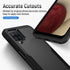 for Galaxy A12 Case, with Screen Protector, Heavy-Duty Tough Rugged Slim Shockproof Protective Case for Samsung A12, Black...