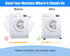 MyLifeUNIT EVA Shock Absorbing Washer Pads, Anti-Vibration Washer Mat Protector for Washing Machine Dryer Treadmill (8 Pack)...