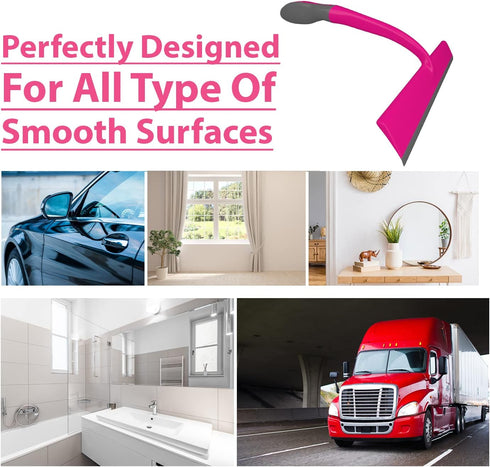 Shower Squeegee, for Windows, Door, Car Windshield, Heavy Duty Window Scrubber, Glass Cleaner...