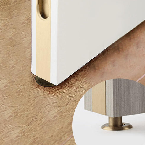 Floor Hole Dust-Proof Cover, Door Bolt Accessories, Safety Sliding Lock Inserts, Spring All Copper Dust-Proof Cover Hardware Cylinder Bolt 2 Pcs...